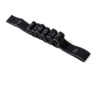 Resistance Band Adjustable 8-Level Tear-Resistant Cotton-Blend