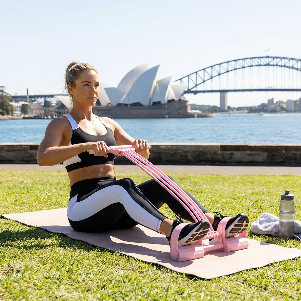 Resistance Band Full-Body Ergonomic Footrests Lightweight & Portable