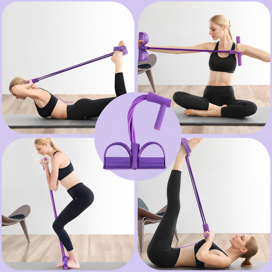 Resistance Rope Trainer Adjustable Resistance Foot Straps