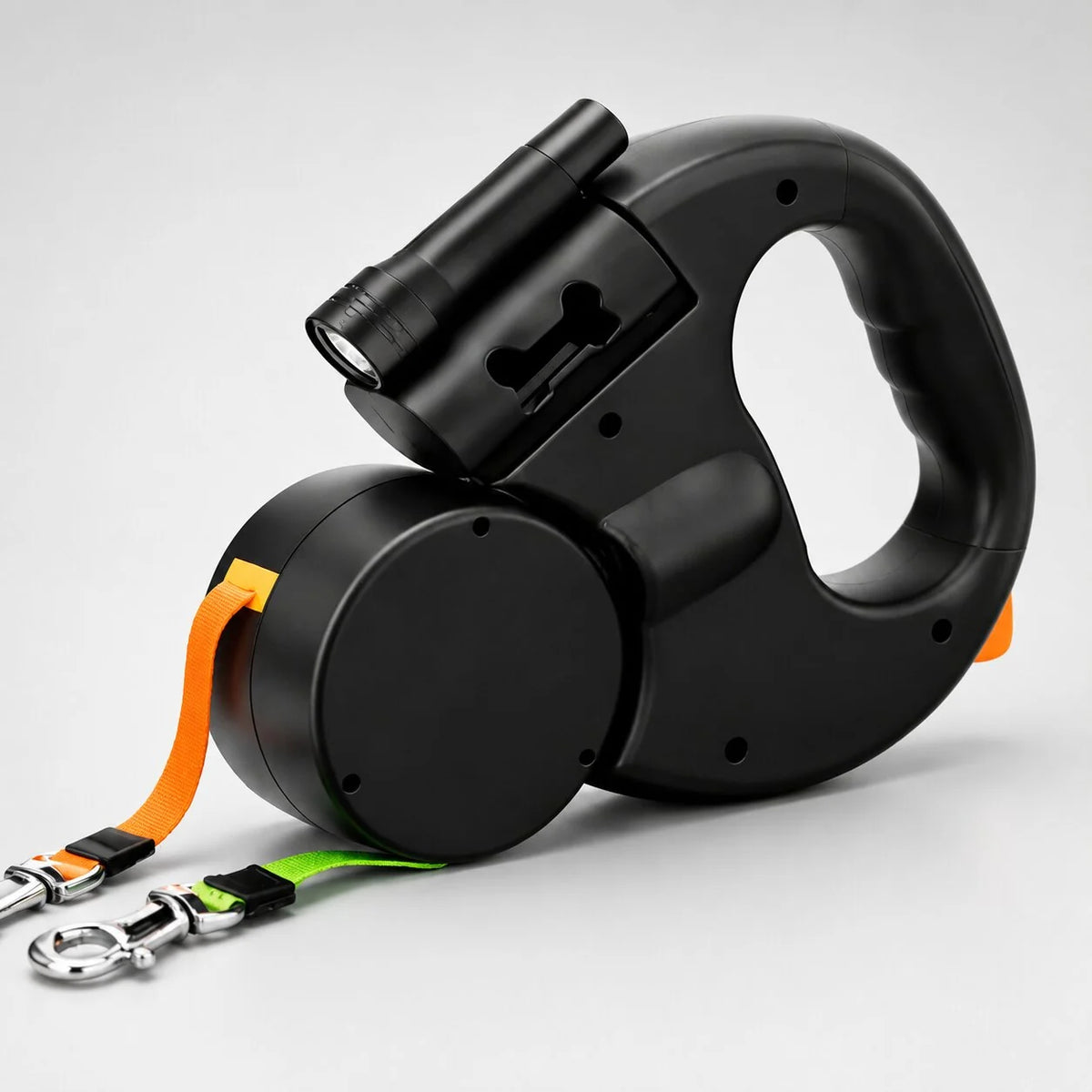 Retractable Leash Dual 10 Ft Anti-Tangle & LED