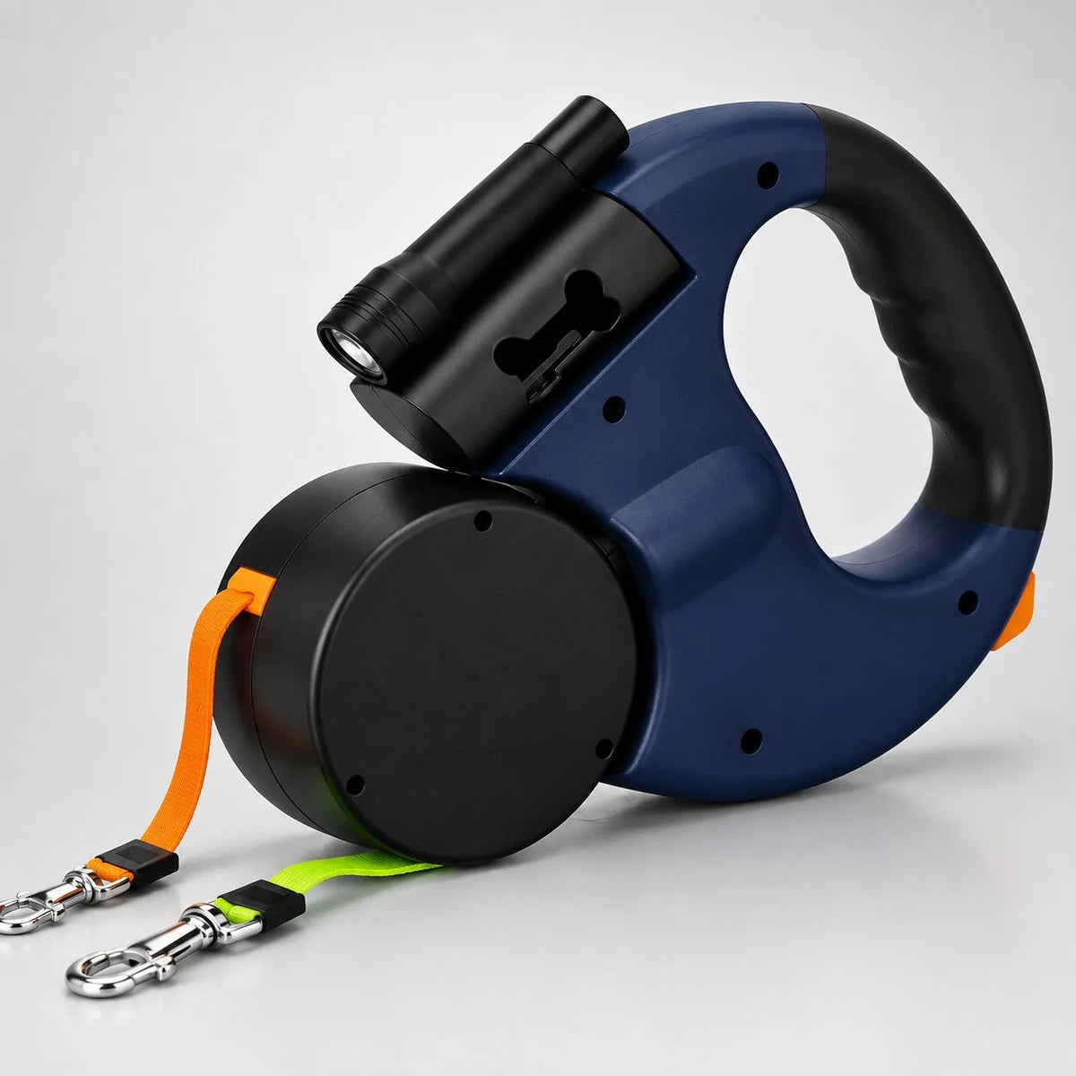 Retractable Leash Dual 10 Ft Anti-Tangle & LED