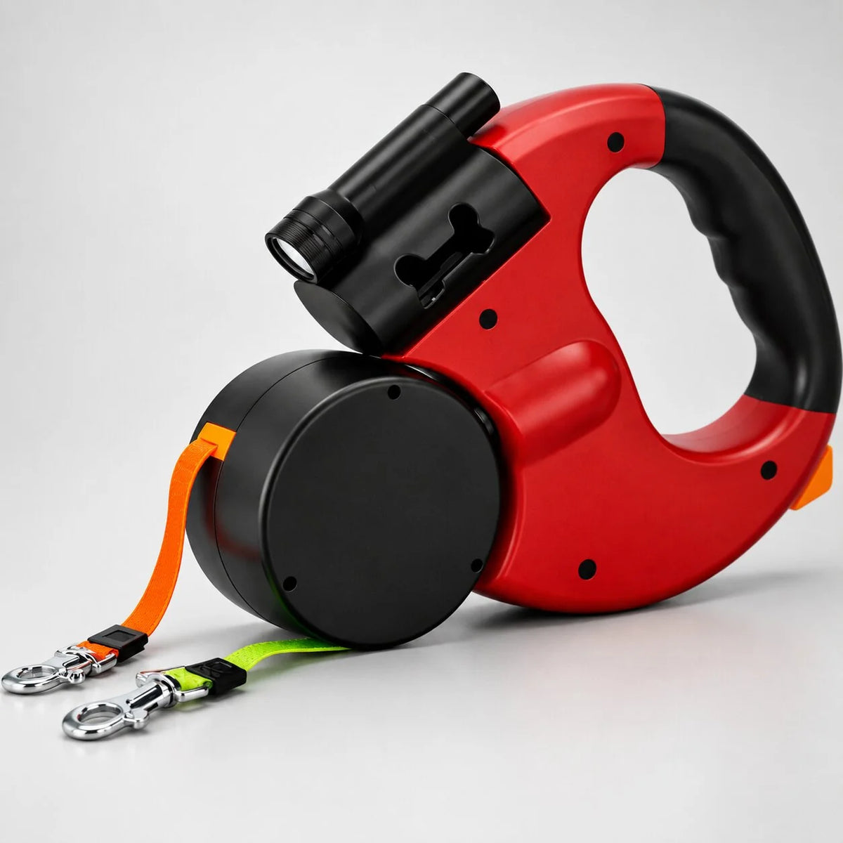 Retractable Leash Dual 10 Ft Anti-Tangle & LED
