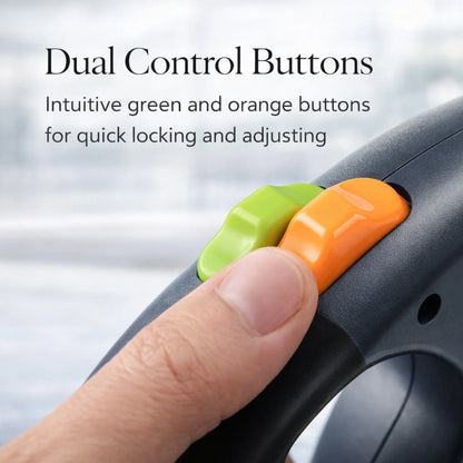 Retractable Leash Dual 10 Ft Anti-Tangle & LED