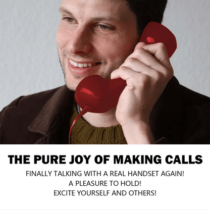 Retro Handset Ergonomic USB Plug & Play Call Controls