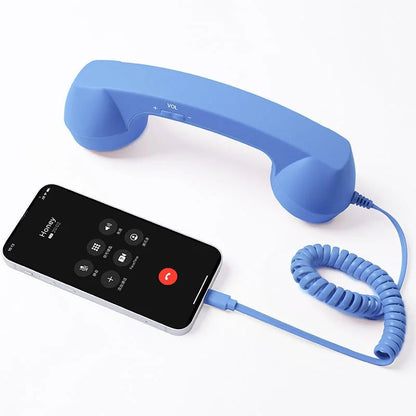 Retro Handset Ergonomic USB Plug & Play Call Controls