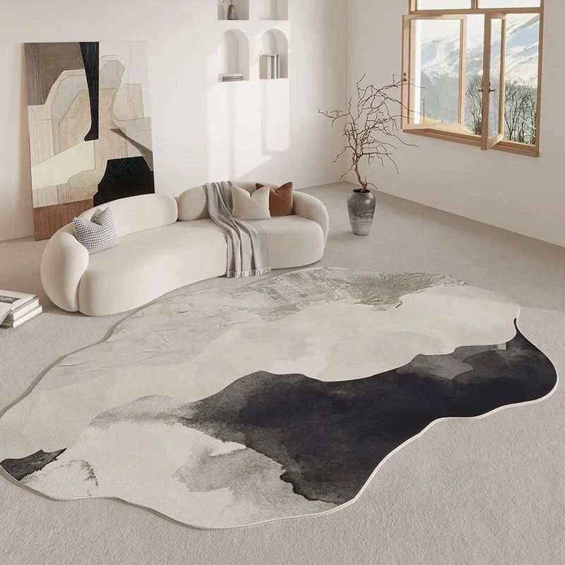 Retro Soft Area Rug for Bedroom and Living Room