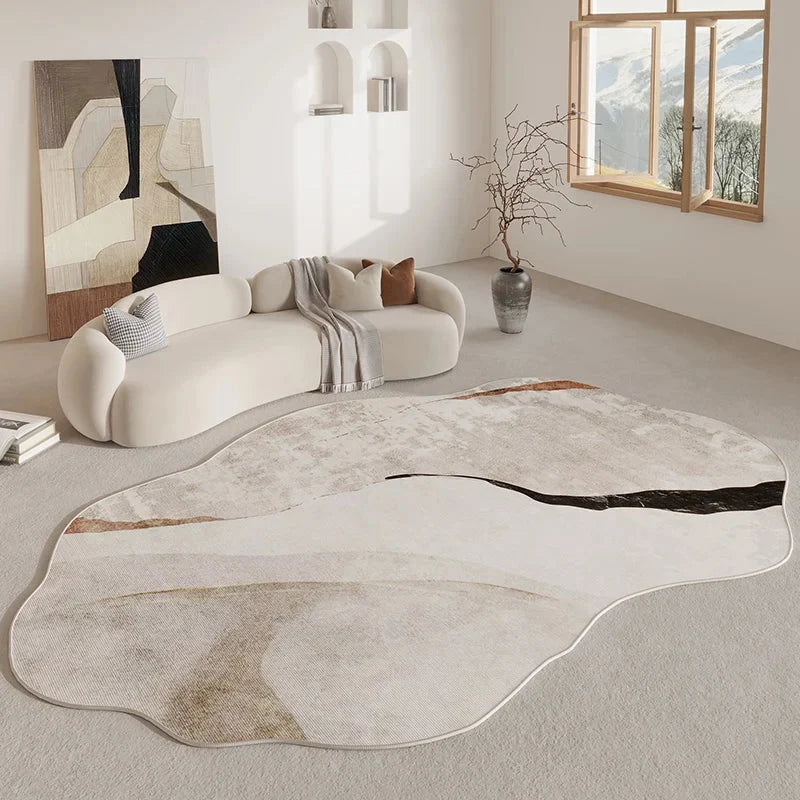 Retro Soft Area Rug for Bedroom and Living Room