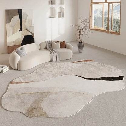 Retro Soft Area Rug for Bedroom and Living Room