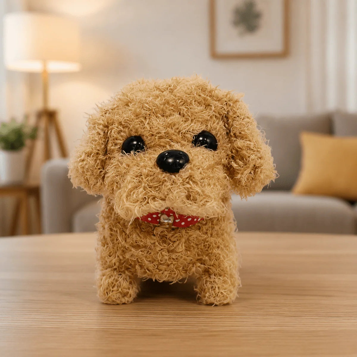 Robot Dog Toy Interactive Movement Barking Sounds & Soft Plush Exterior