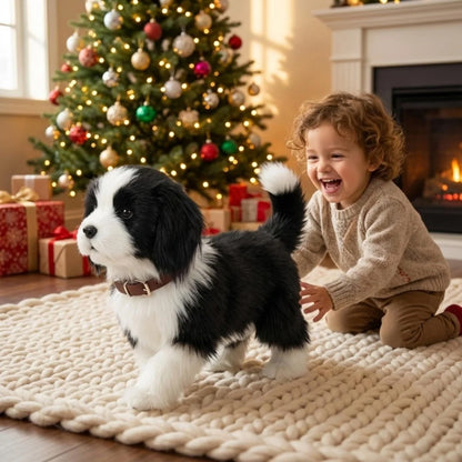 Robot Dog Toy Walking & Barking Interactive Plush