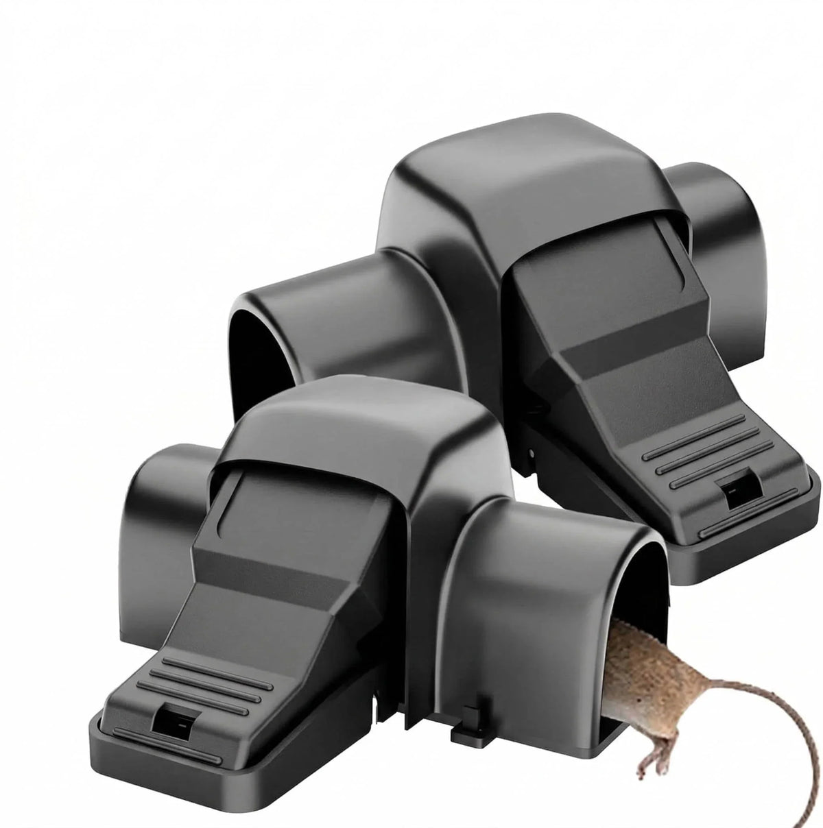 Rodent Trap Enclosed Snap Hands-Free Setup