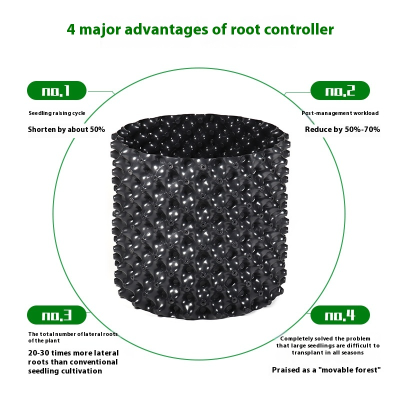 Root Guidance System Anti-Circling & Weather-Resistant Plastic