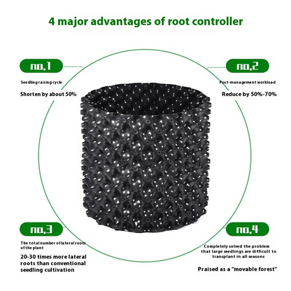 Root Guidance System Anti-Circling & Weather-Resistant Plastic
