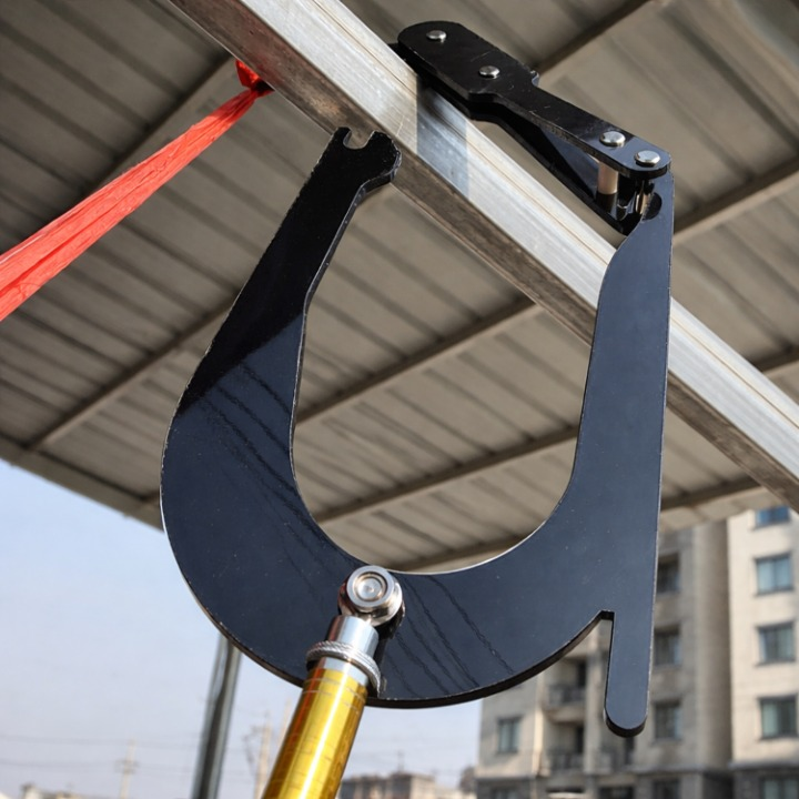 Rope Clamp Quick-Threading Durable ABS Compact 8 cm