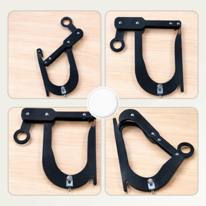 Rope Clamp Quick-Threading Durable ABS Compact 8 cm