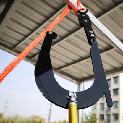 Rope Clamp Quick-Threading Durable ABS Compact 8 cm