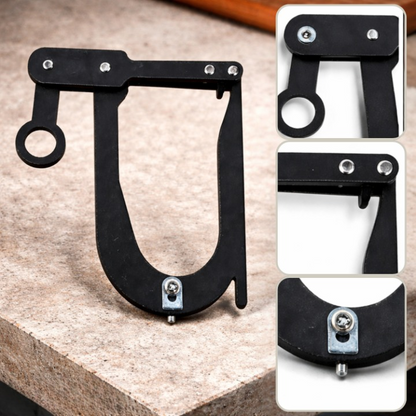 Rope Clamp Quick-Threading Durable ABS Compact 8 cm