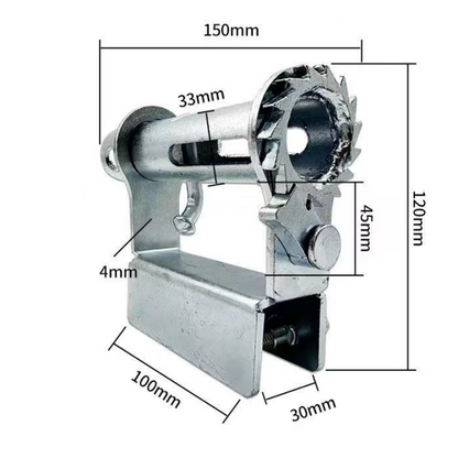 Rope Clamp Twist-Lock Reinforced Steel