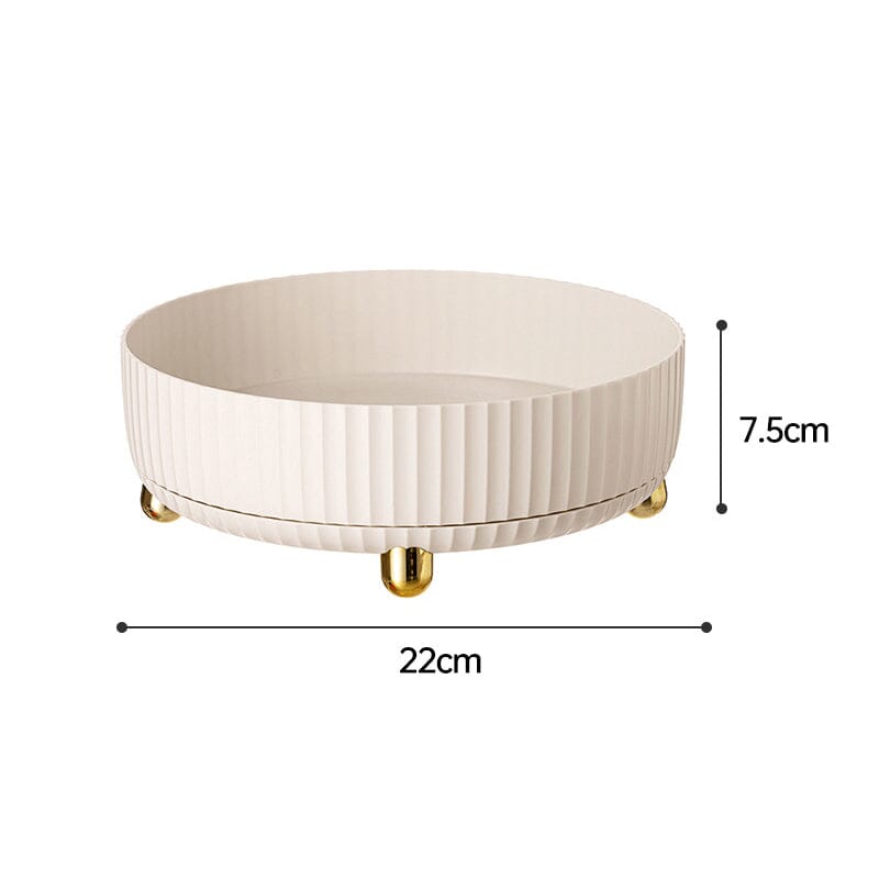 Rotating Spice Rack 360° Rotation Raised Edge Removable Base