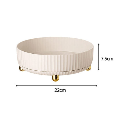 Rotating Spice Rack 360° Rotation Raised Edge Removable Base