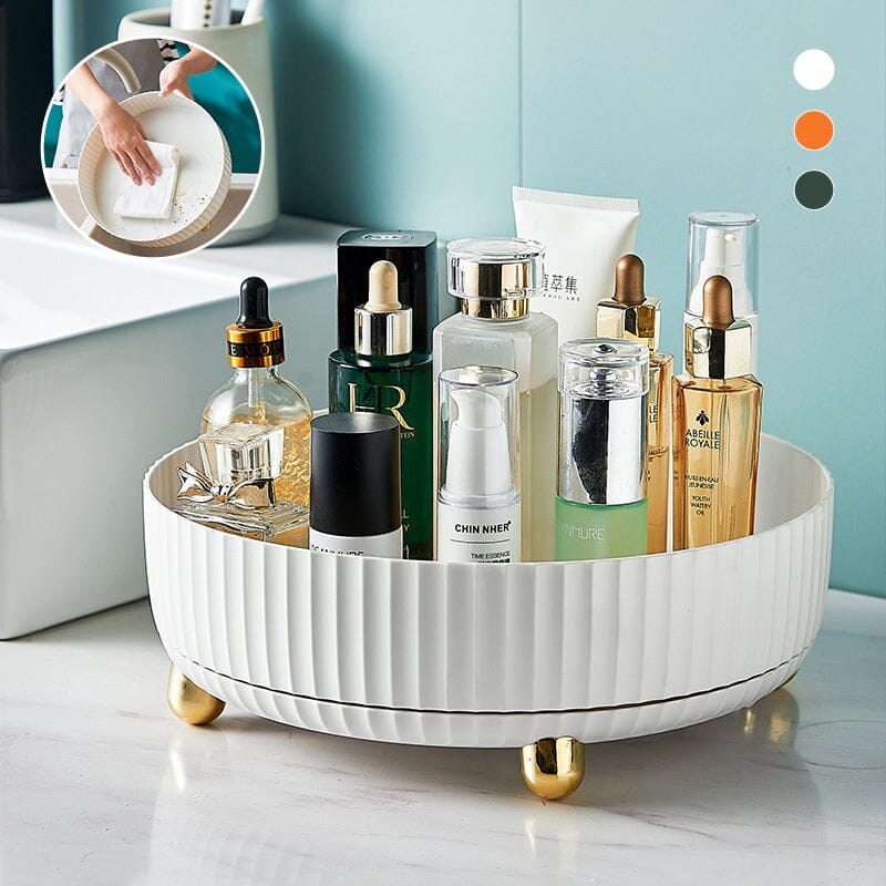 Rotating Spice Rack 360° Rotation Raised Edge Removable Base