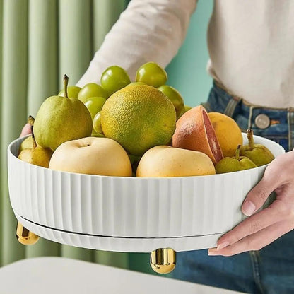 Rotating Storage Tray 360° Space-Saving & Easy-Clean