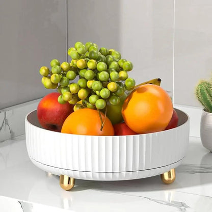 Rotating Storage Tray 360° Space-Saving & Easy-Clean