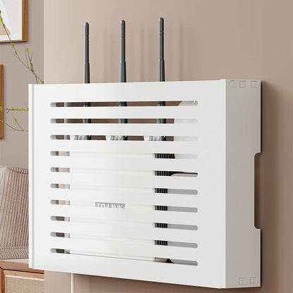 Router Cover Box Wall-Mounted Ventilated Cable Management