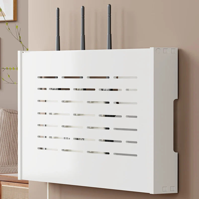 Router Cover Box Wall-Mounted Ventilated Cable Management