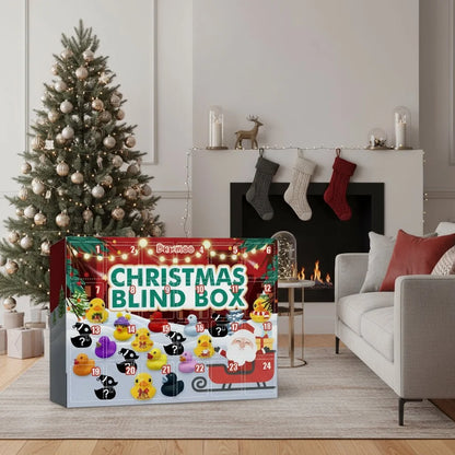 Rubber Duck Advent Calendar 24-Piece Christmas Set