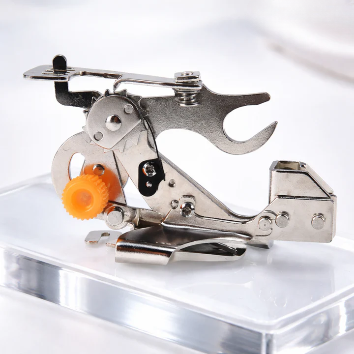 Ruffler Presser Foot Adjustable Four Settings Nickel-Plated