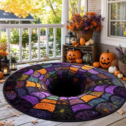 Rug 3D Pumpkin & Lantern Design Soft Durable Material