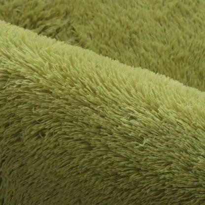 Rug Plush High-Pile Polyester Non-Slip Backing