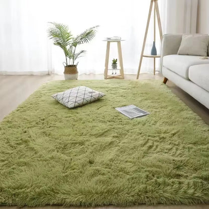 Rug Plush High-Pile Polyester Non-Slip Backing