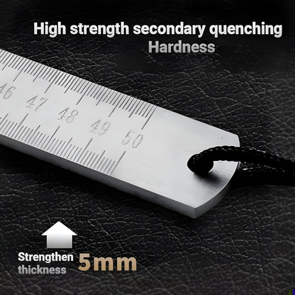 Ruler Stainless Steel Laser-Engraved Metric & Imperial 50 cm