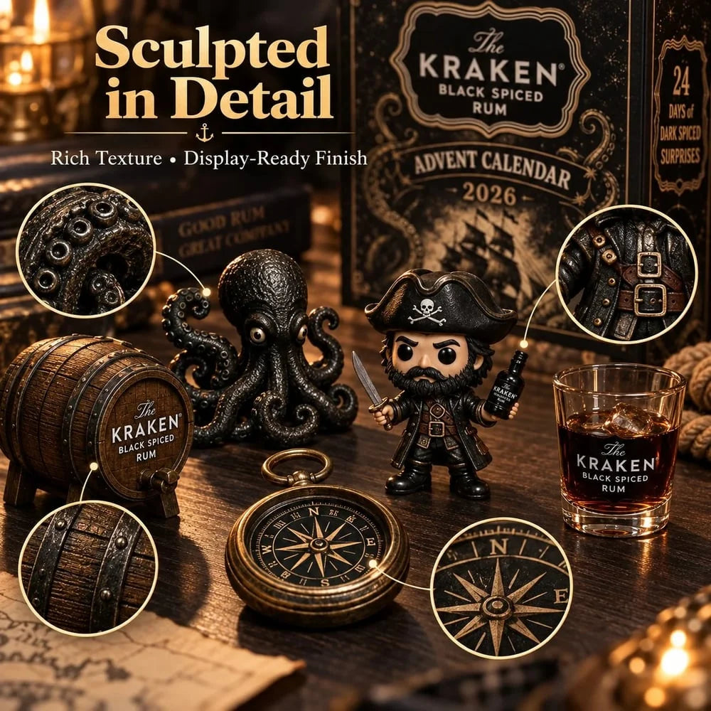 Rum Advent Calendar 24-Day Countdown Mini Bottles