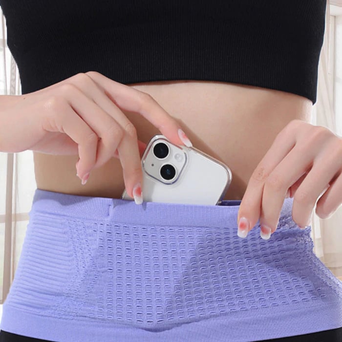 Running Belt Non-Slip Breathable Four Pockets