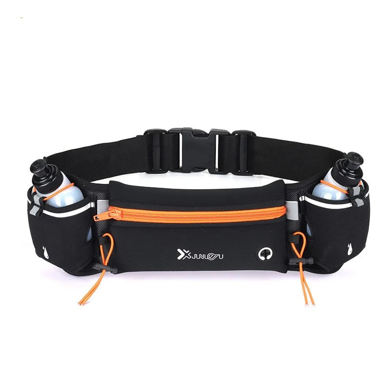 Running Belt Water-Repellent Neoprene Dual Bottle Holders