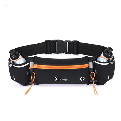 Running Belt Water-Repellent Neoprene Dual Bottle Holders