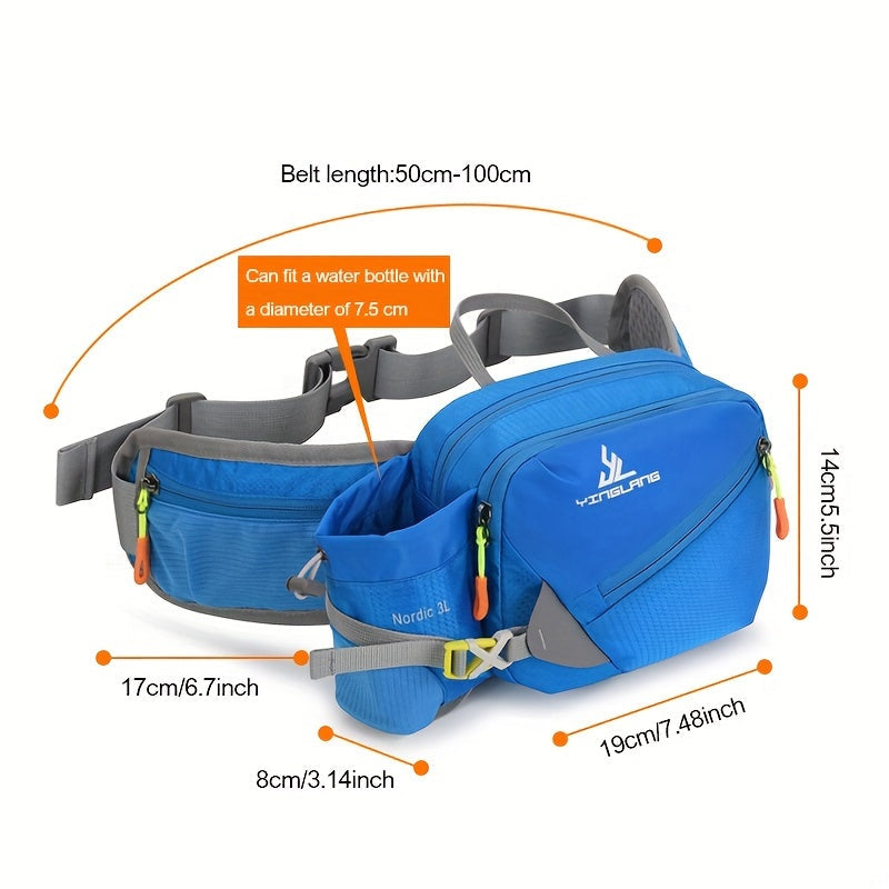 Running Hip Bag Bottle Holder 3L Capacity