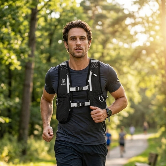 Running Hydration Vest Ultralight Secure Fit High Visibility