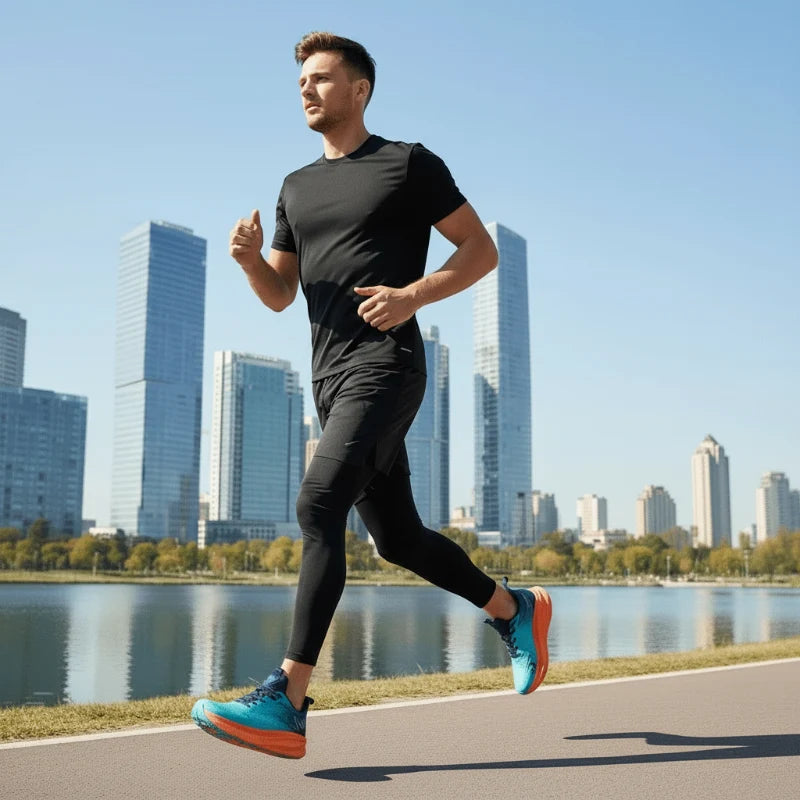Running Shoes Lightweight Cushioned Breathable Comfort