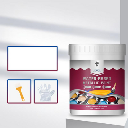 Rust Converter Paint One-Step Metallic Finish Water-Based