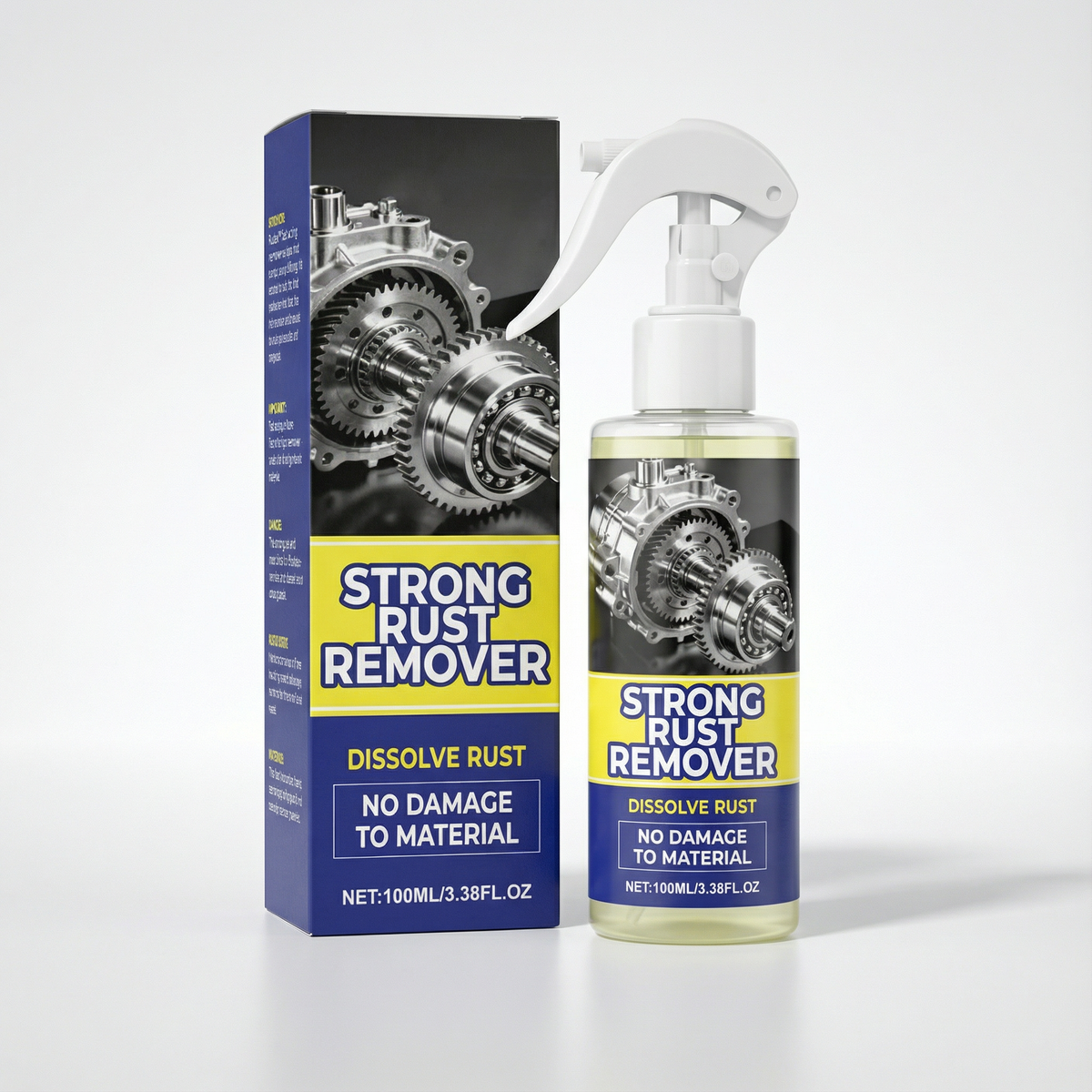 Rust Remover Spray Fast-Acting No Scrubbing 100 mL