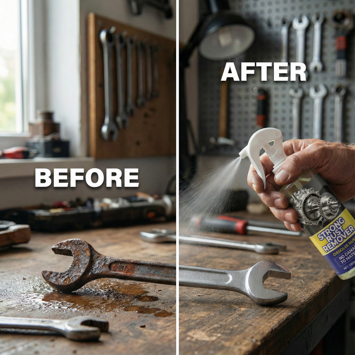 Rust Remover Spray Fast-Acting No Scrubbing 100 mL
