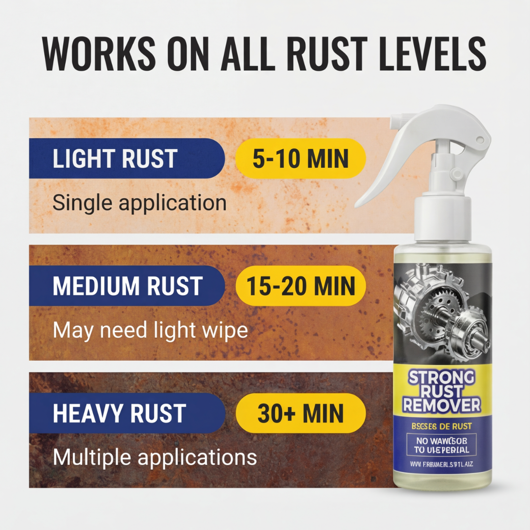 Rust Remover Spray Fast-Acting No Scrubbing 100 mL