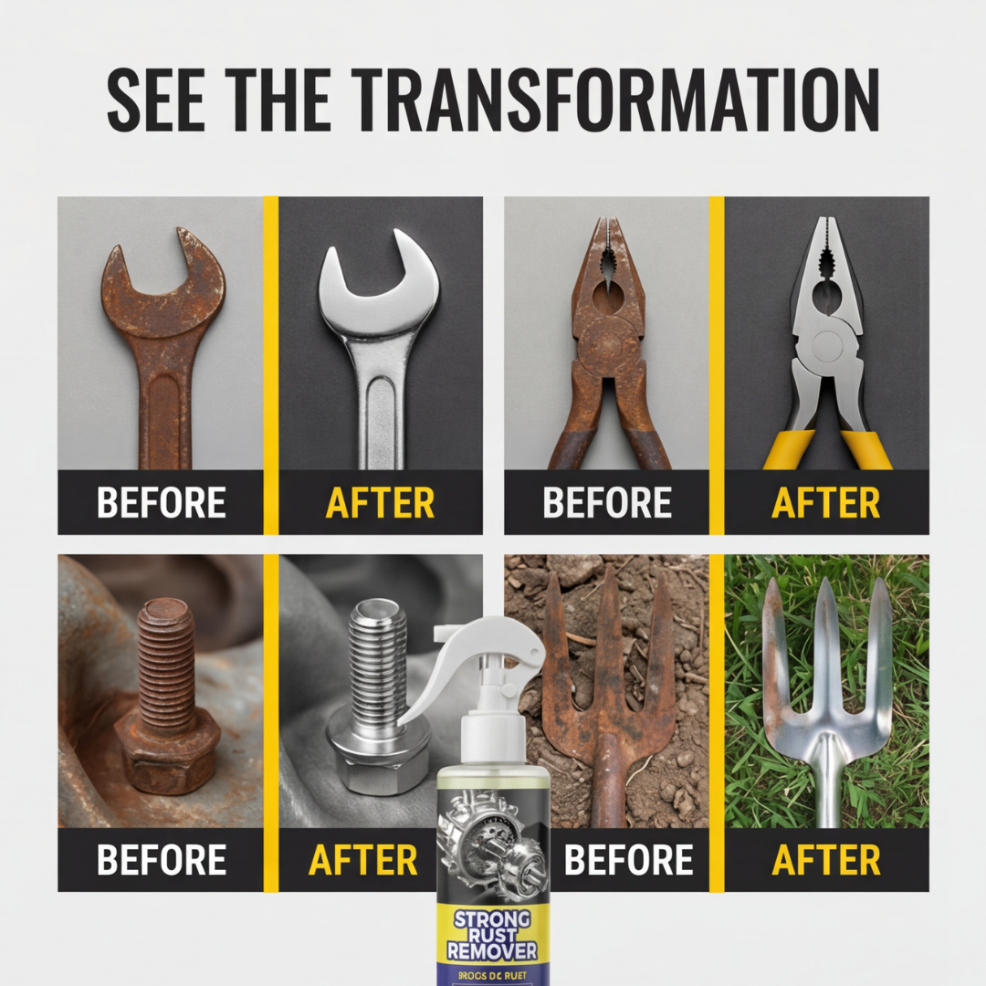 Rust Remover Spray Fast-Acting No Scrubbing 100 mL