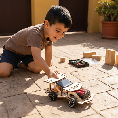 STEM Building Kit Wooden Working Model
