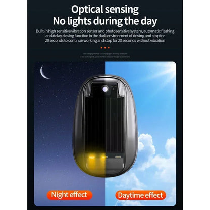 Safety Light Solar-Powered Remote Control 8 Colors