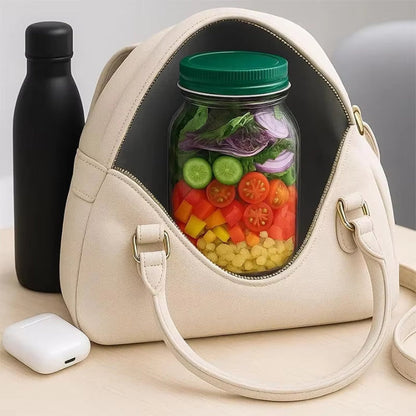 Salad Container Multi Compartment Leak Proof Wide Opening